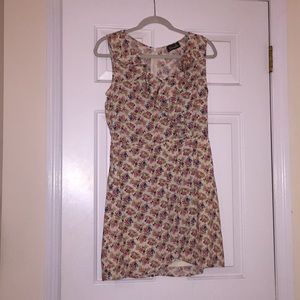 Maude dress size M with pink and violet flowers